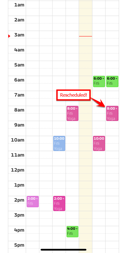 Mobile version: How to Reschedule an Appointment? — screenshot 14