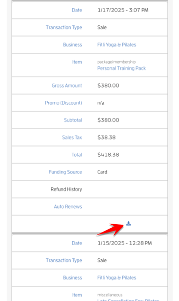Mobile version: Can I get a receipt of my purchase? — screenshot 5