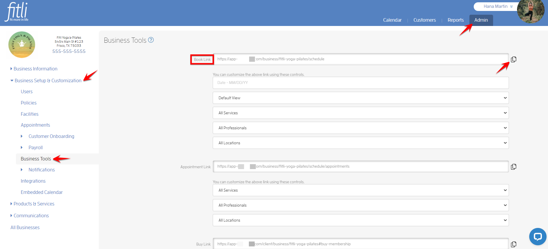 Step 1: Configuring Your Business — screenshot 6