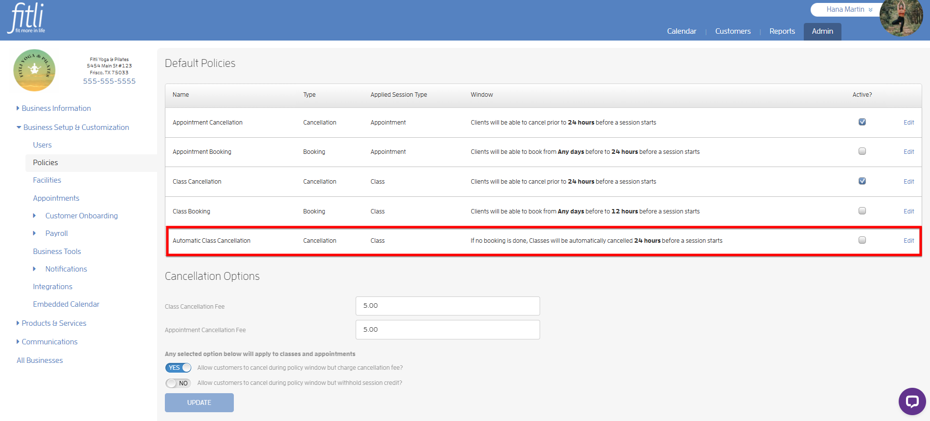 How to Set Up Auto-Cancellation Timing for Unbooked Classes? — screenshot 2