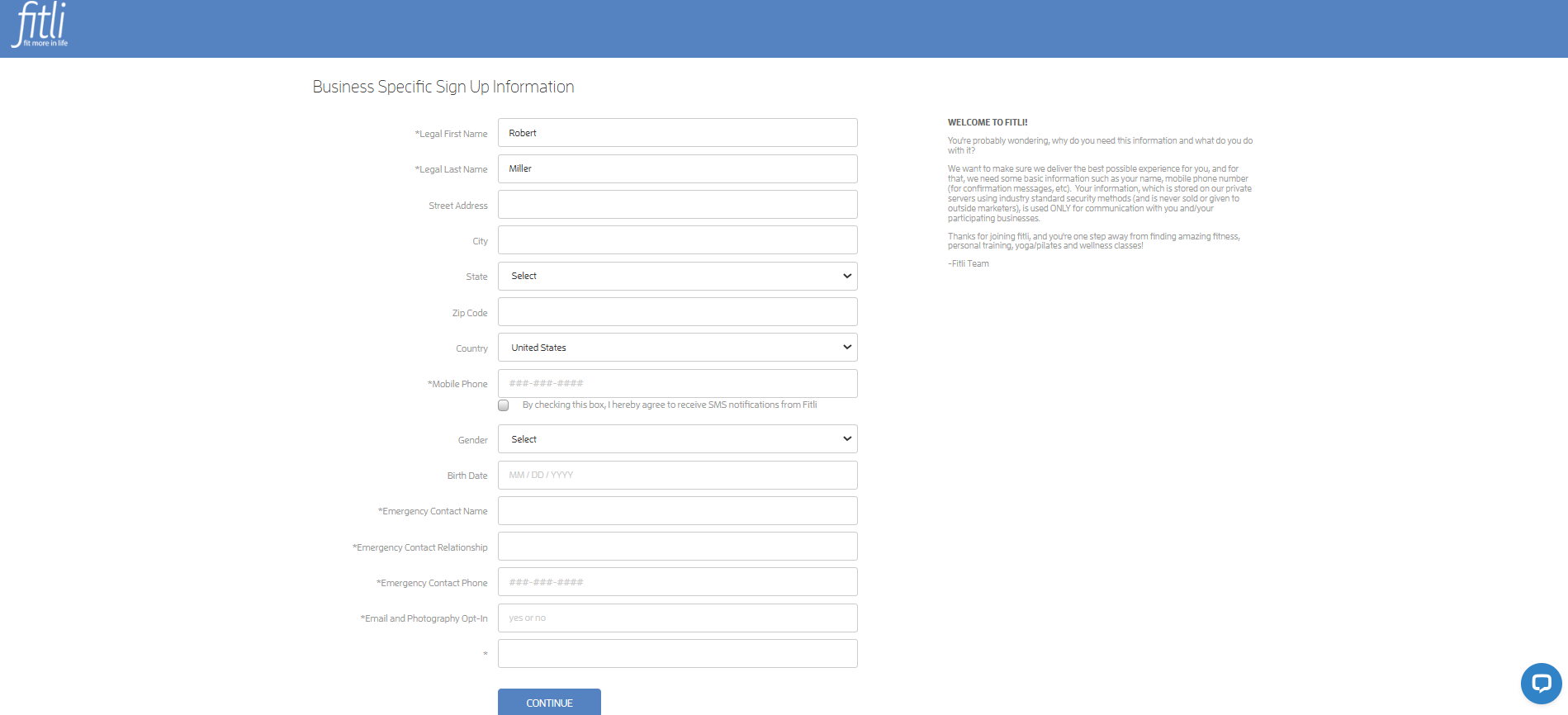 How to sign up and connect with your business? — screenshot 3