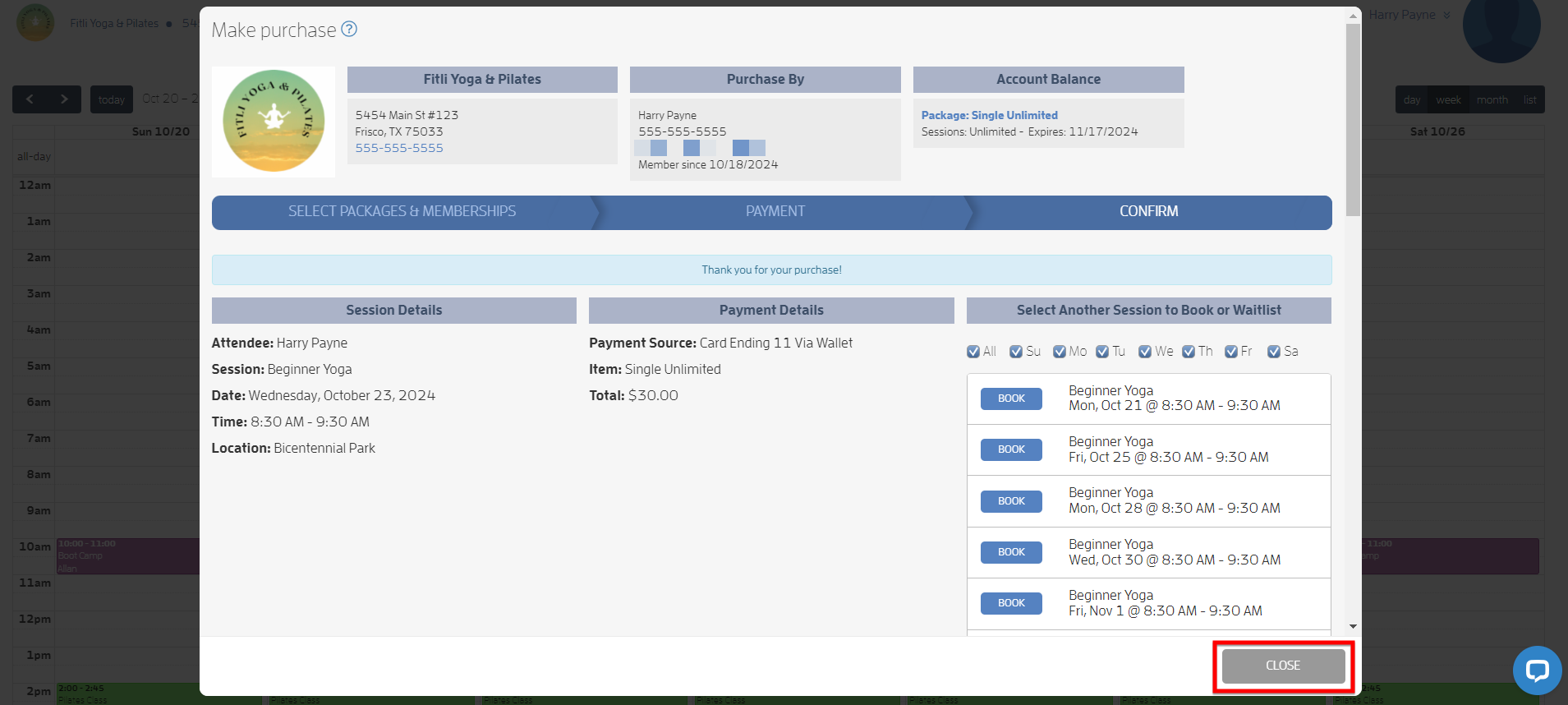 I want to sign up and book a session, now what do I do? — screenshot 20