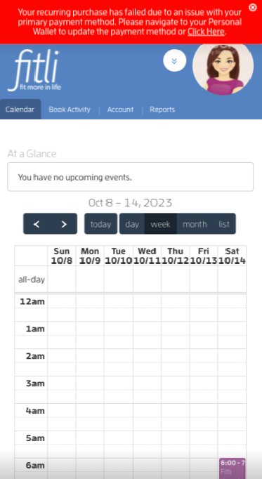 Mobile version: Handling Failing Auto-Renewing Memberships (Client Guide) — screenshot 2