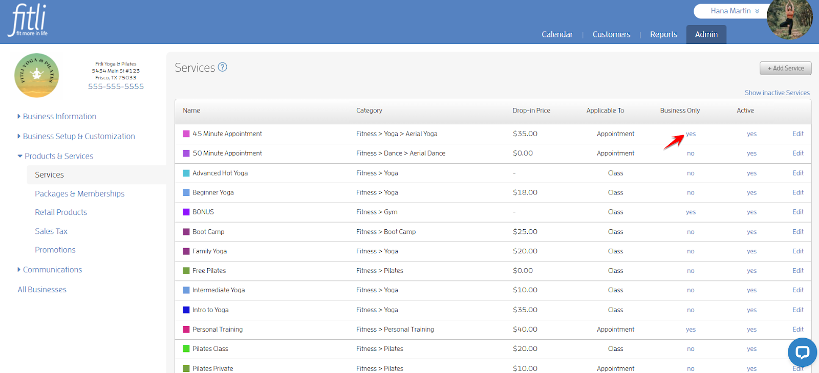 How to Edit your Services and Packages from the List View? — screenshot 5
