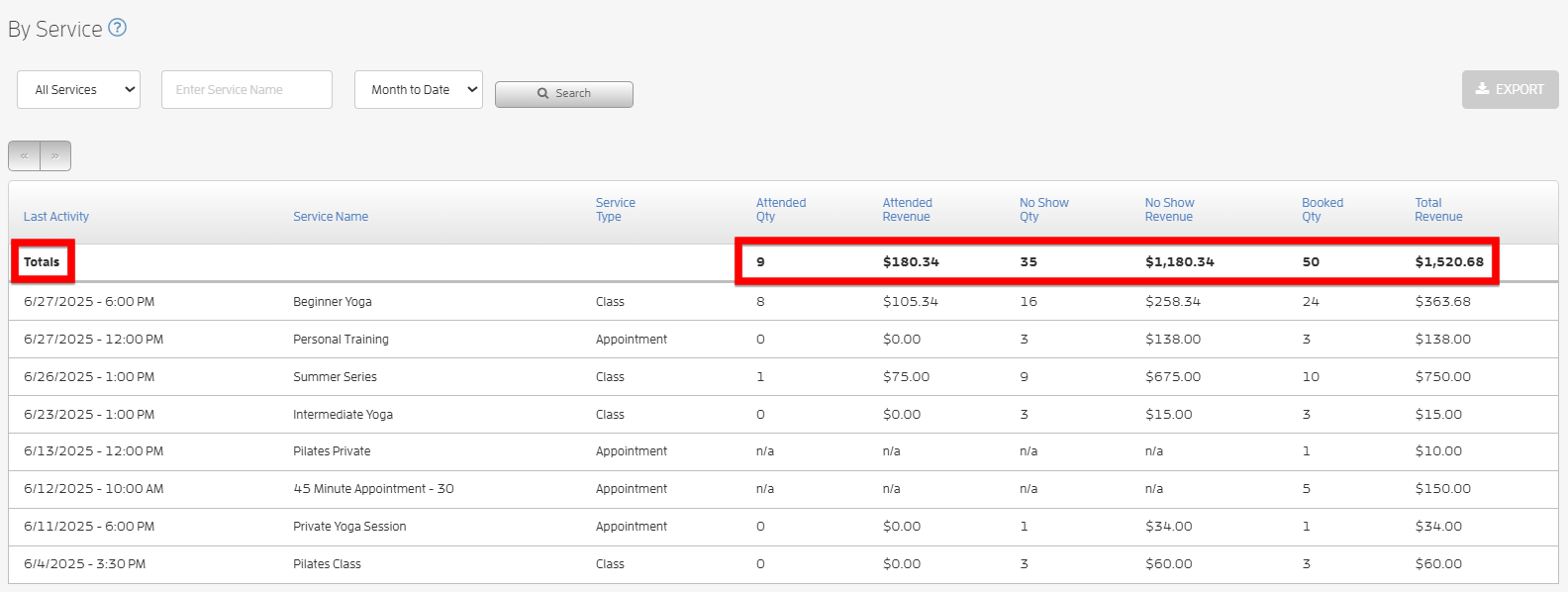 Bookings Report! — screenshot 5
