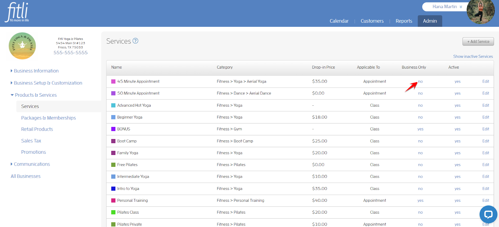 How to Edit your Services and Packages from the List View? — screenshot 7