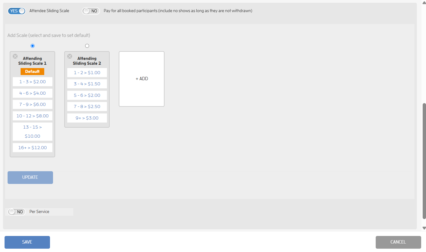 Payroll - Attendee Sliding Scale Pay Rate — screenshot 7