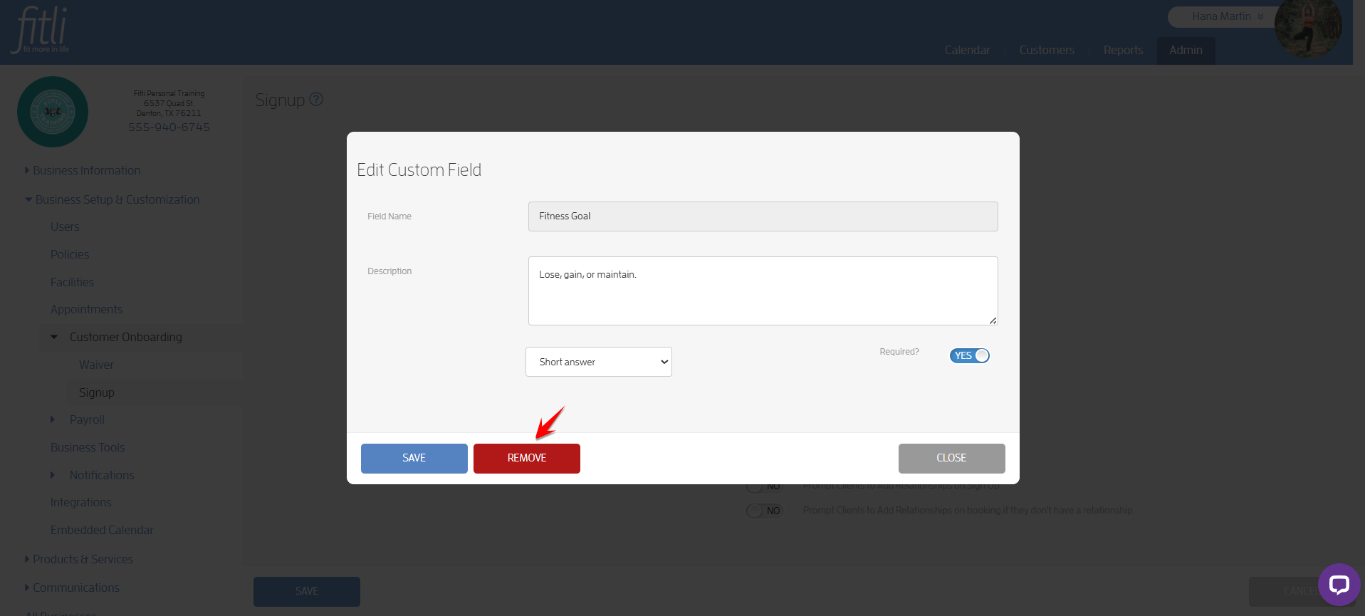 Create Custom Fields and Set Required Fields For Your Customers — screenshot 14