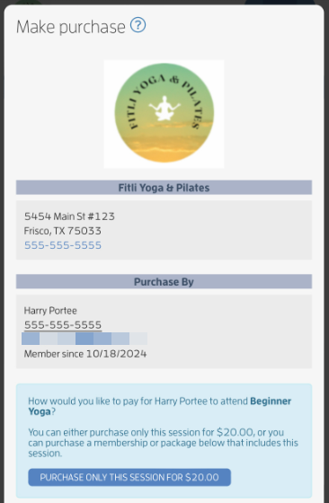 Mobile version: I want to sign up and book a session, now what do I do? — screenshot 16