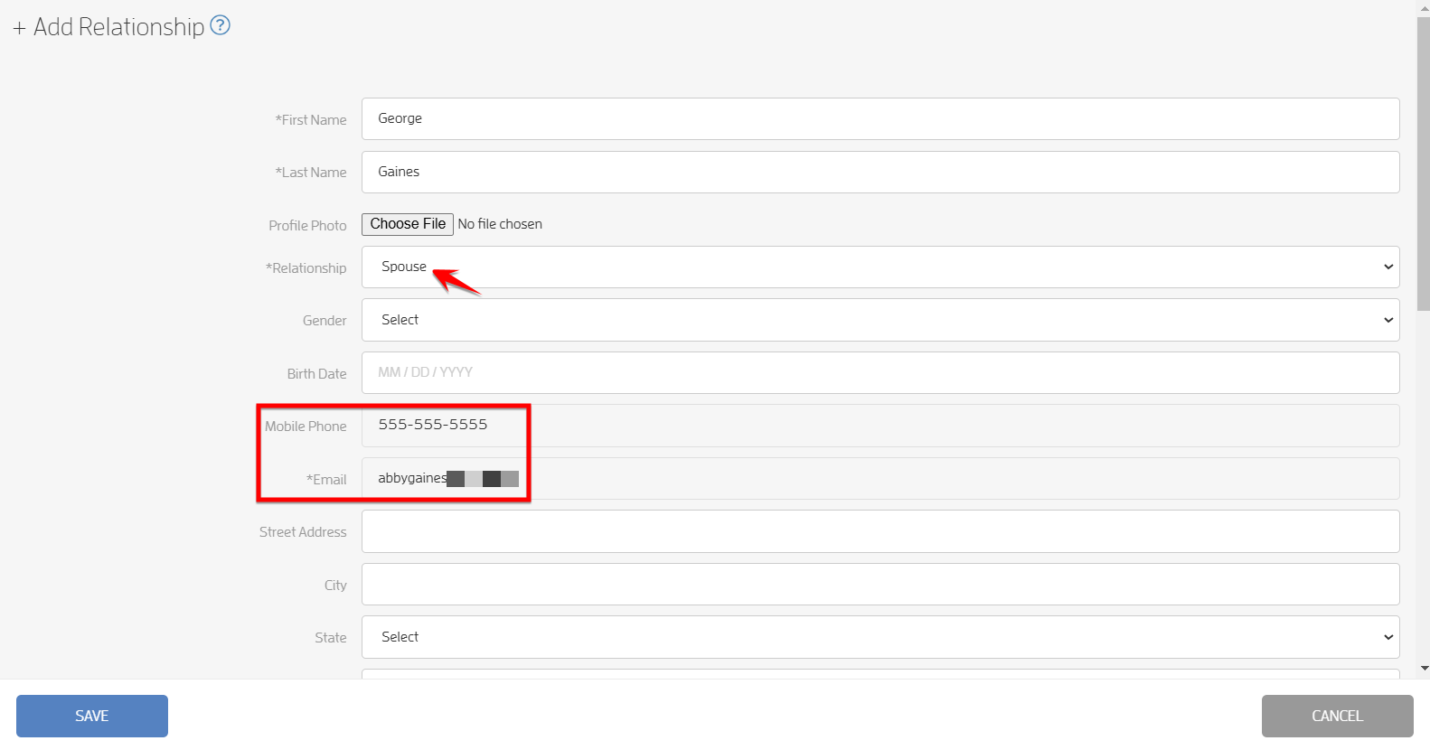 Relationships - Getting Started Guide (Step 3 - Creating Relationships) — screenshot 3