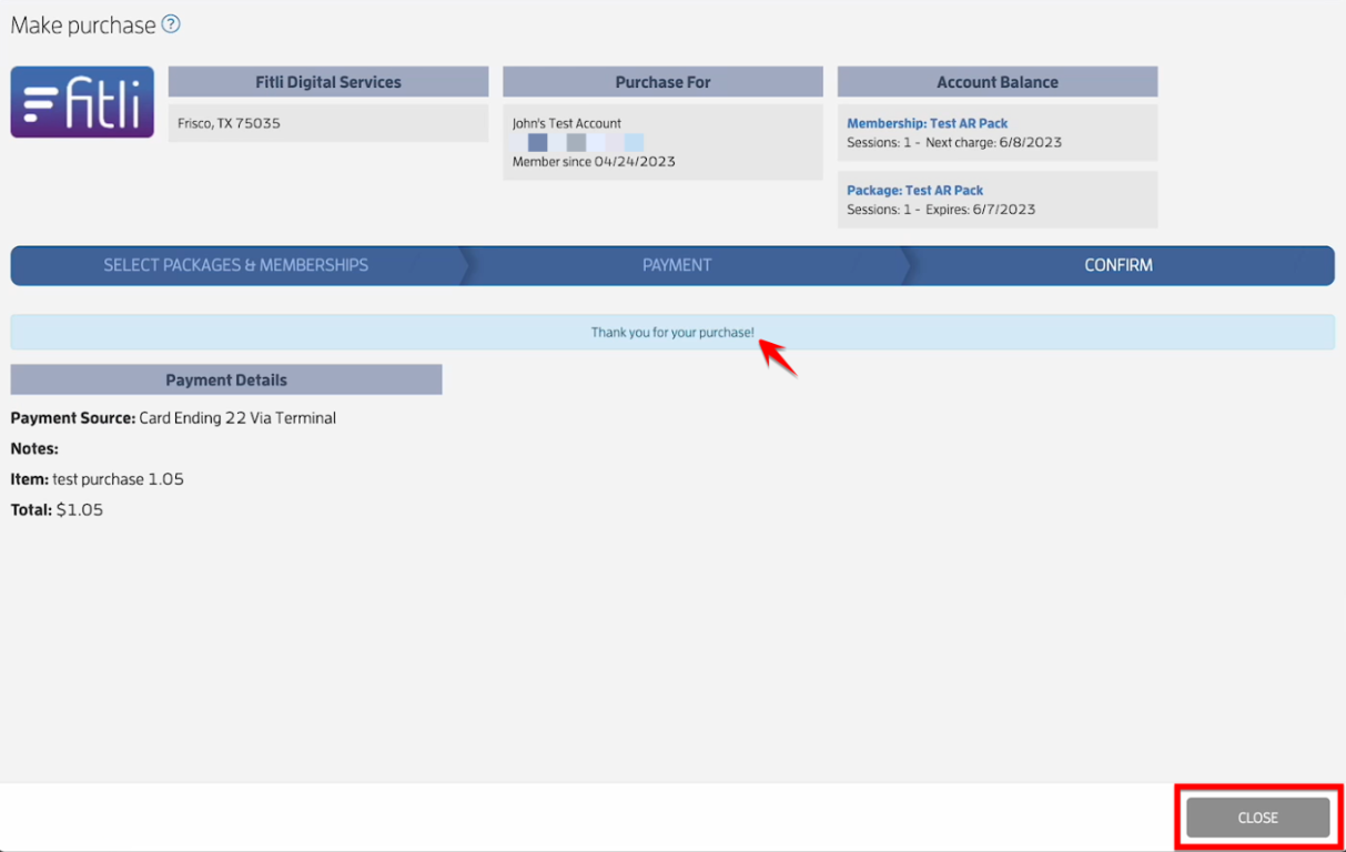 How to Process a Terminal Transaction? — screenshot 11