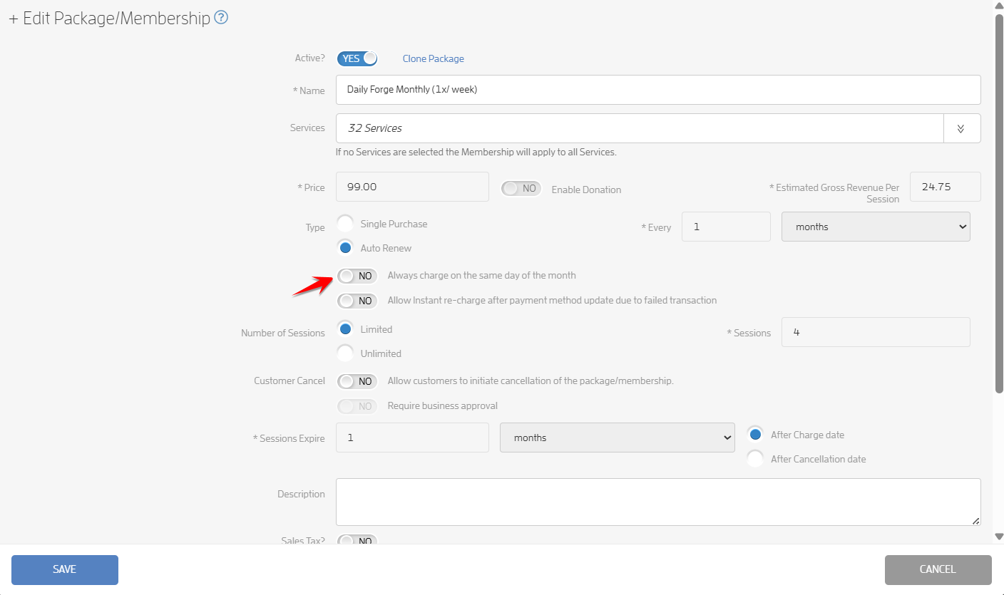 How to Make an Auto-Renewing Package Renew on the Same Day of the Month? — screenshot 12