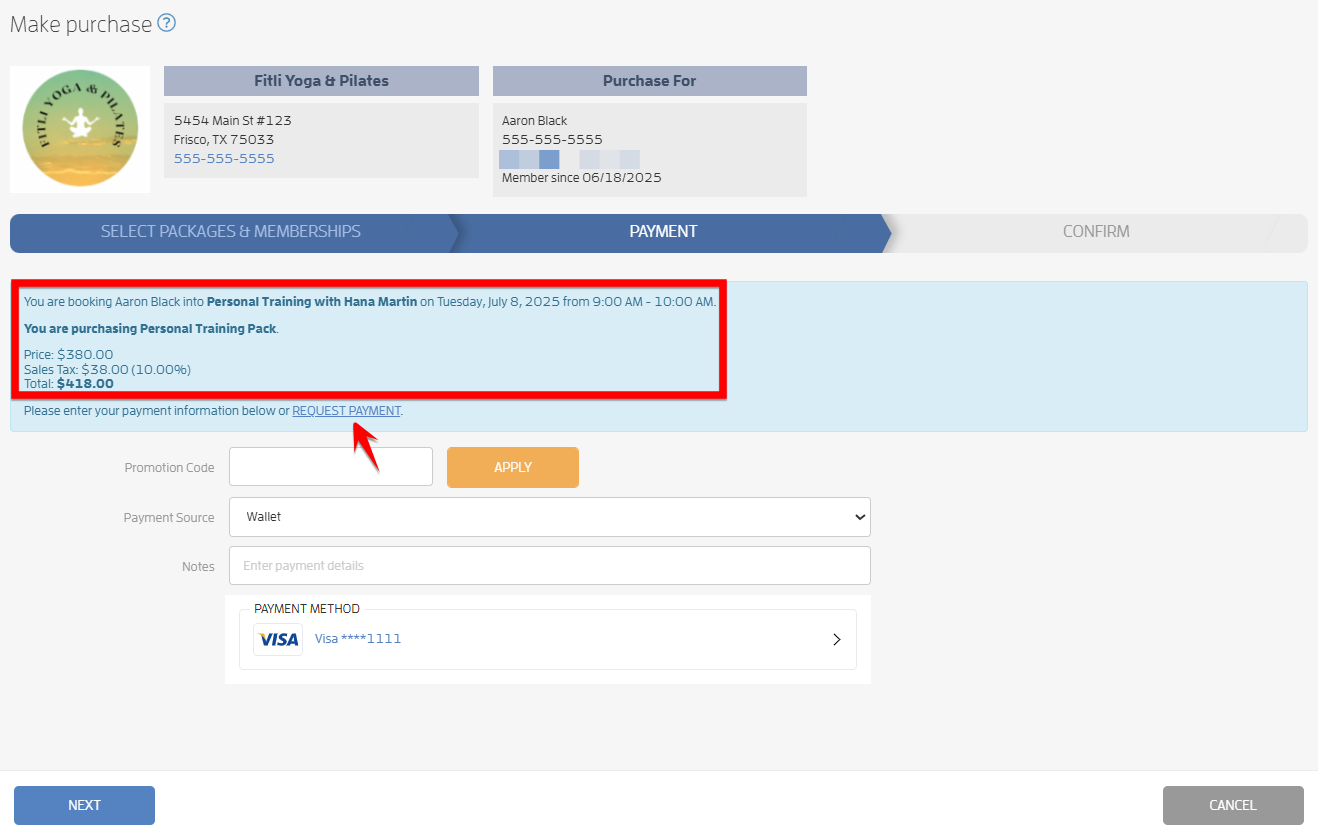 Generate Payment Requests — screenshot 19