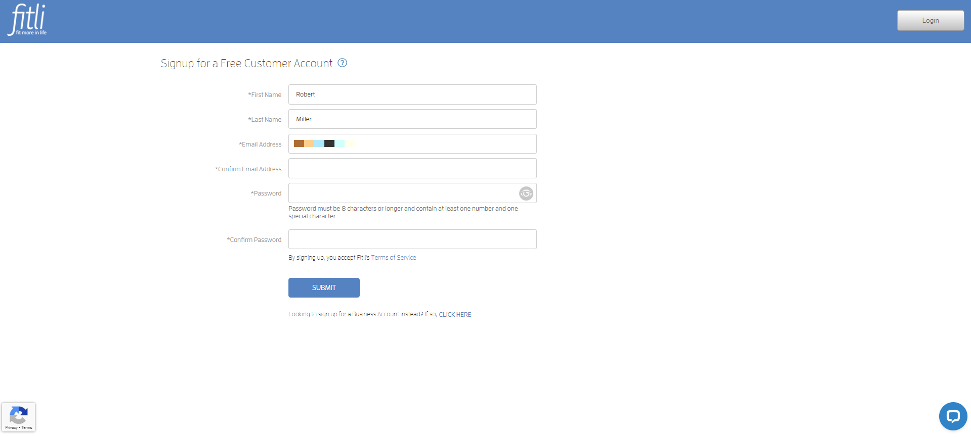 How to sign up and connect with your business? — screenshot 2