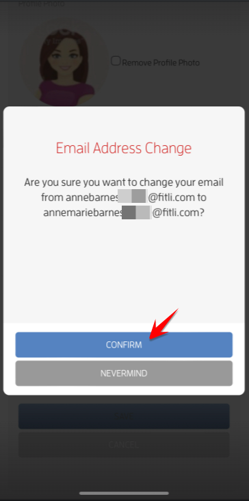 Mobile version: How to Update/Change Your Email Address — screenshot 7