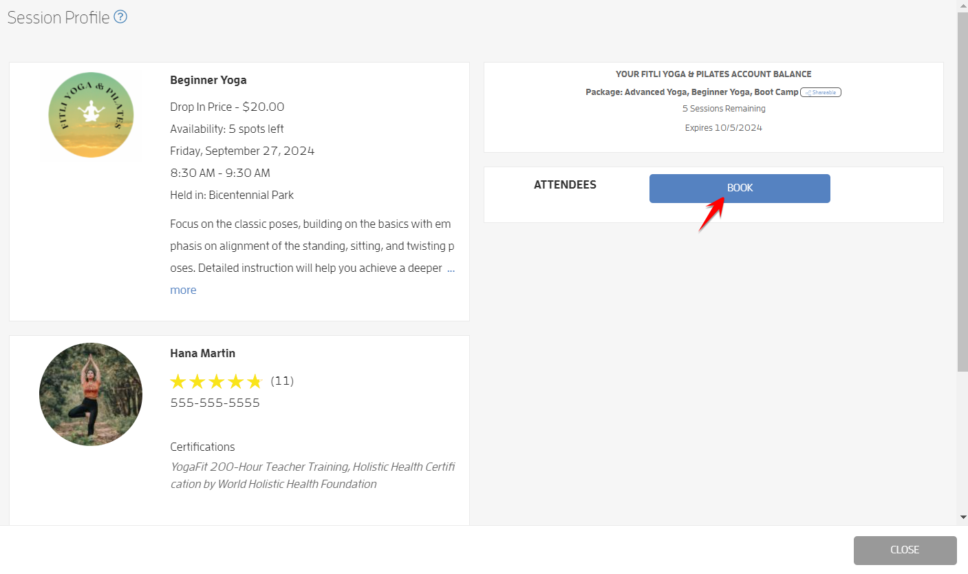 Relationships - Client Bookings! — screenshot 2
