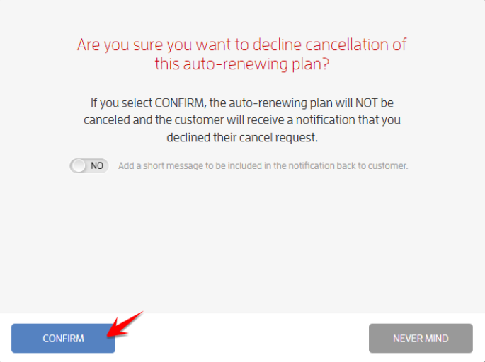Allow your Clients to Cancel their Auto-Renewing Package/Membership — screenshot 14