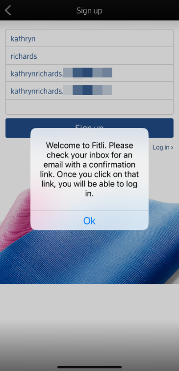 Getting Started with the Fitli App — screenshot 2