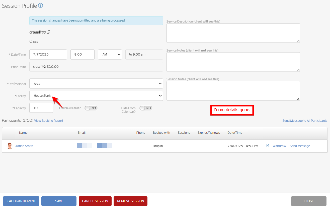 Zoom Integration for Online Classes and Appointments — screenshot 15
