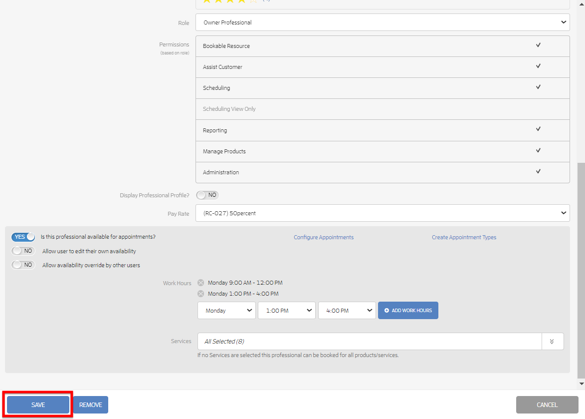 How can I adjust my appointment availability? — screenshot 7