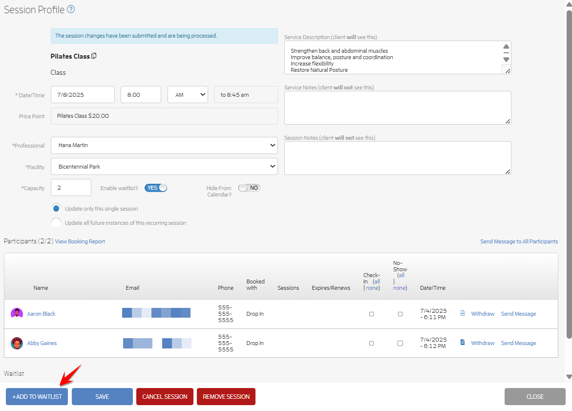 Business Guide: Waitlist for Relationships — screenshot 4