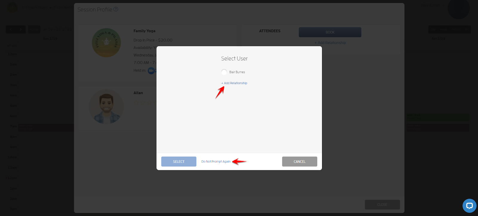 How to Prompt Your Clients to Add Relationships While Booking? — screenshot 6