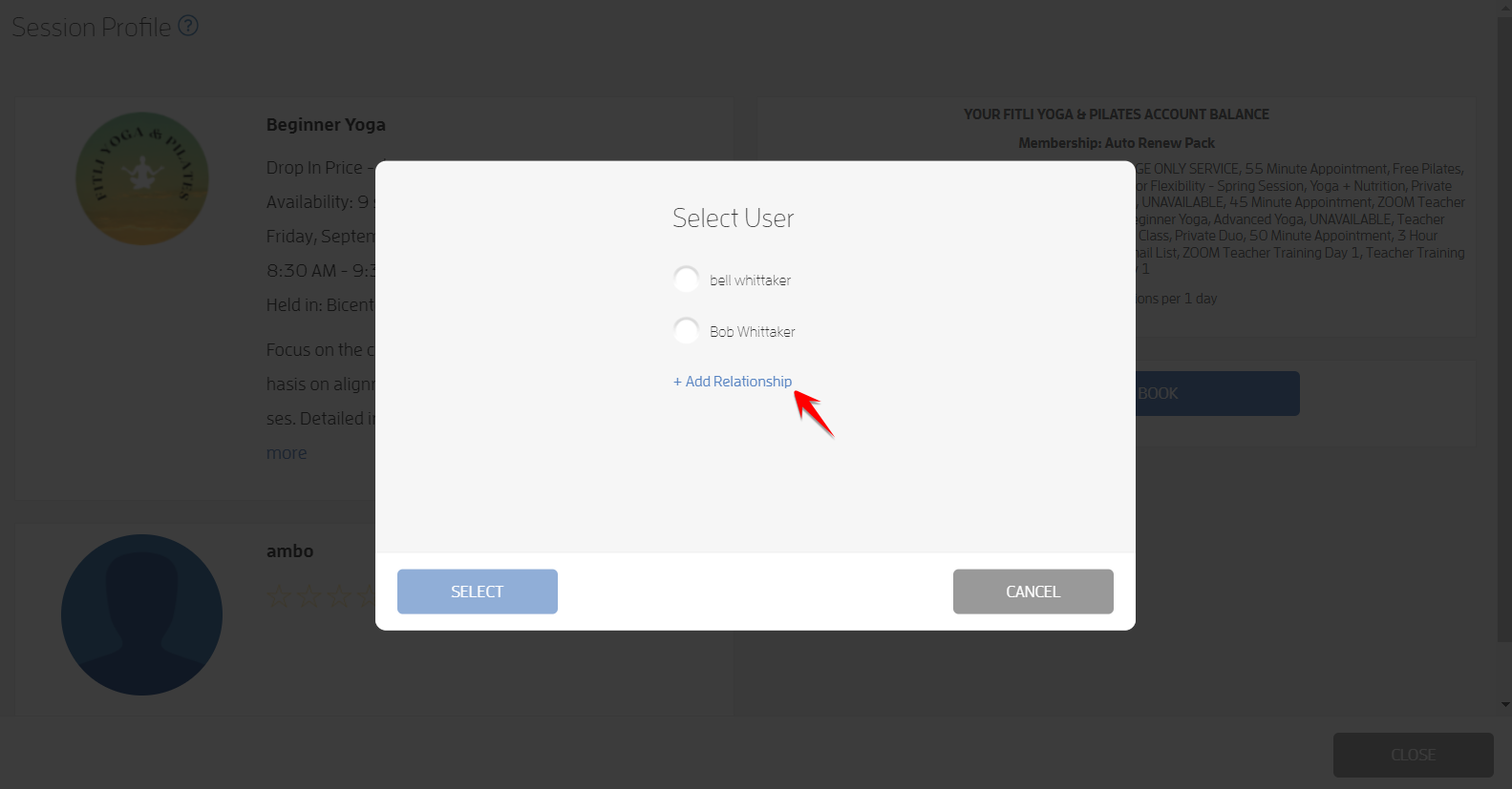 How to Add Relationships While Booking? — screenshot 9