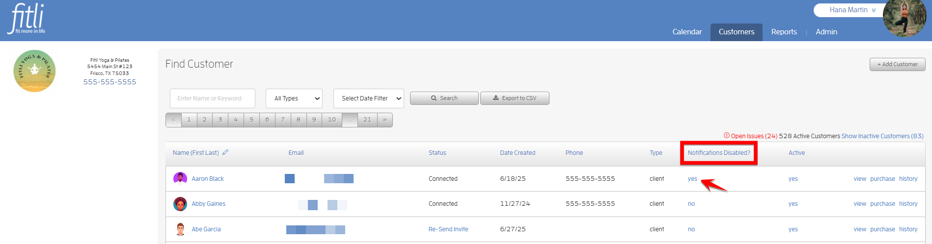 Client Notifications - Quick View and Updating — screenshot 3