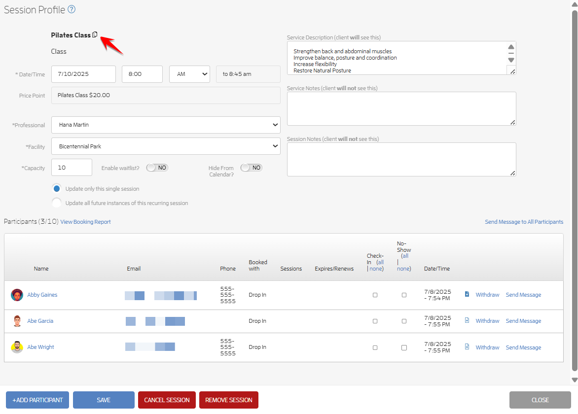 How to add 'Schedule Now' buttons linking to your Classes and Appointments? — screenshot 11