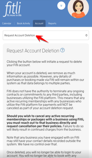 Mobile version: How to Request for Account Deletion? — screenshot 3