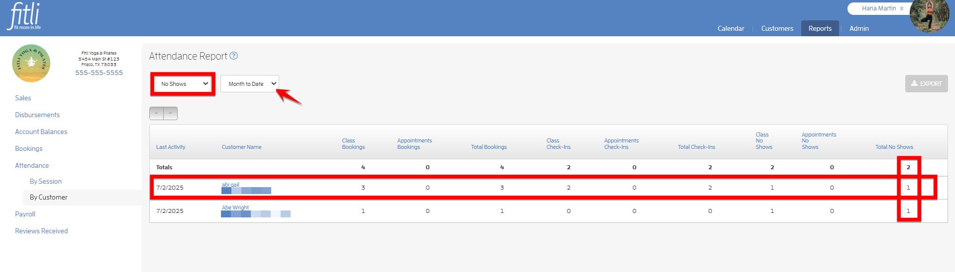 Check-In and Your Attendance Report — screenshot 7