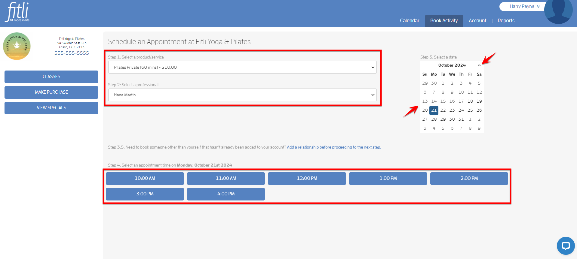 I want to sign up and book a session, now what do I do? — screenshot 25