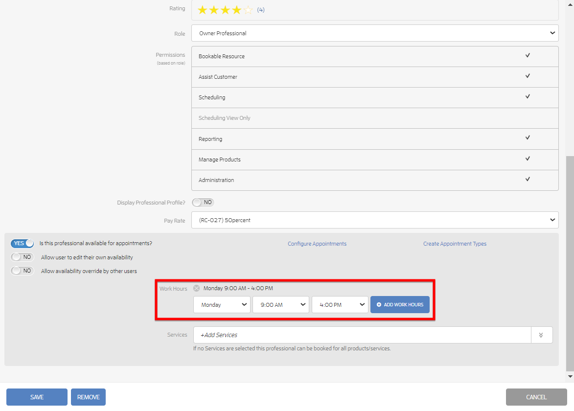 How can I adjust my appointment availability? — screenshot 4