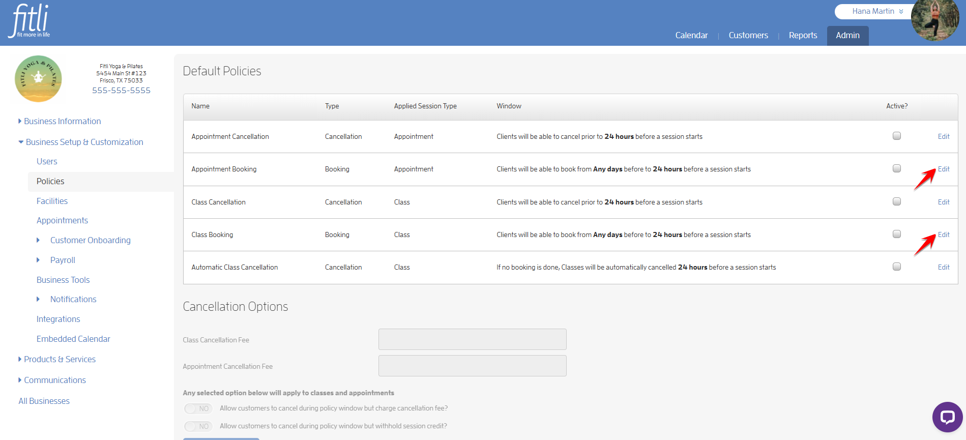How to set up booking and cancellation policies for your business? — screenshot 2