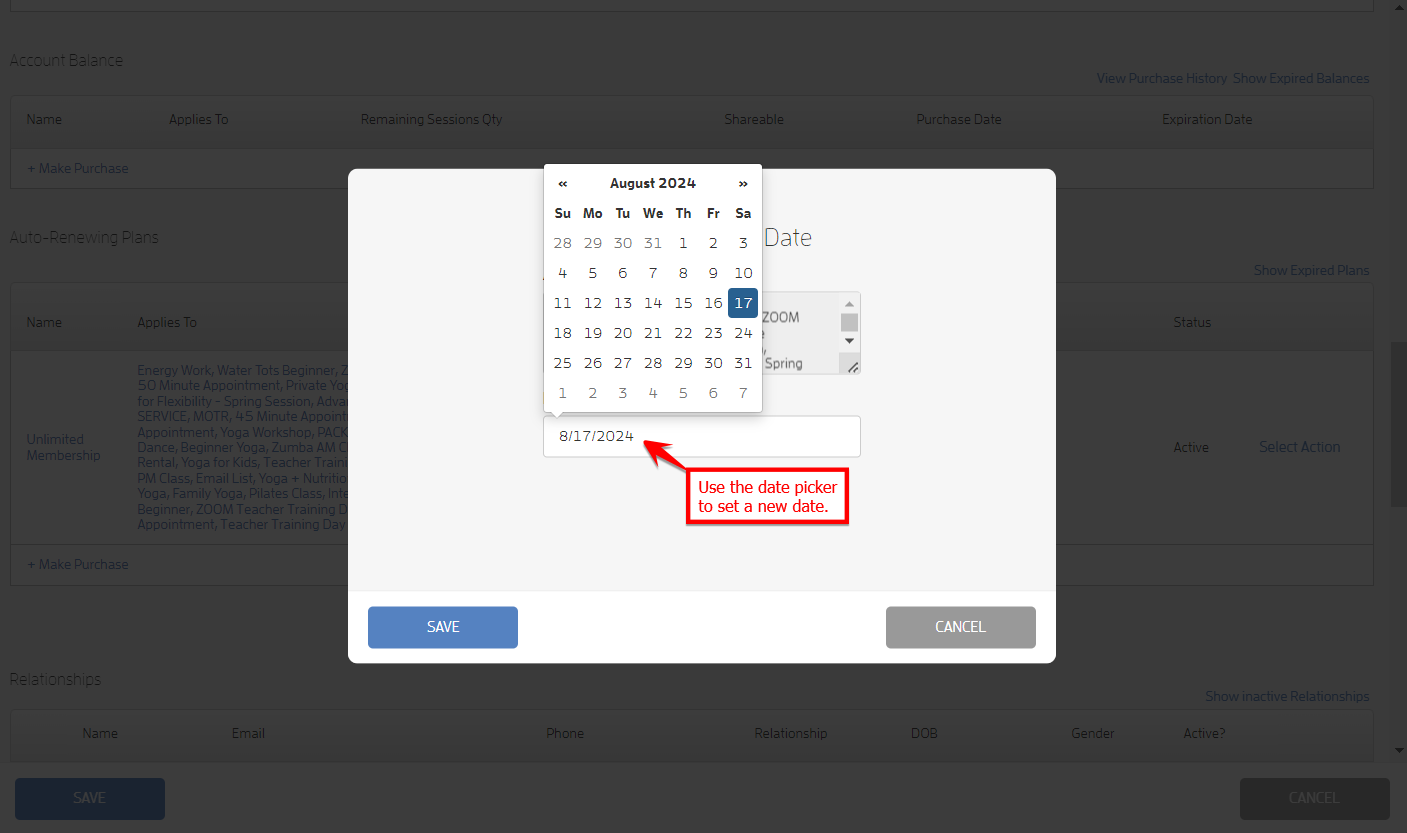 How to adjust a customer's 'Billing Date'? — screenshot 4