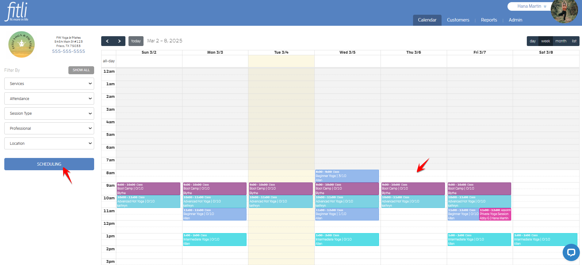How to Add Appointments, Blocked Times, Excepted Times or Classes to your Business Calendar? — screenshot 2