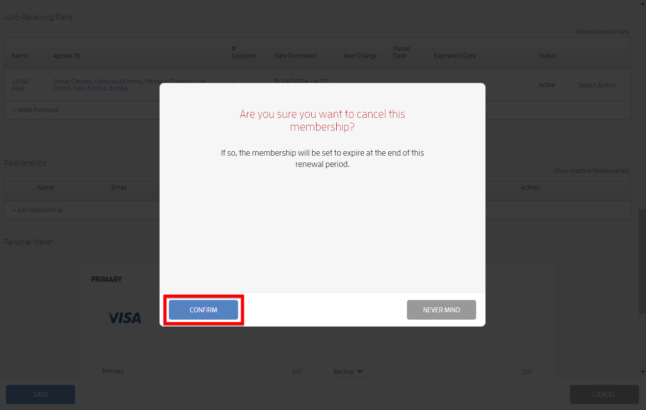 How can I cancel an auto-renewing membership? — screenshot 5