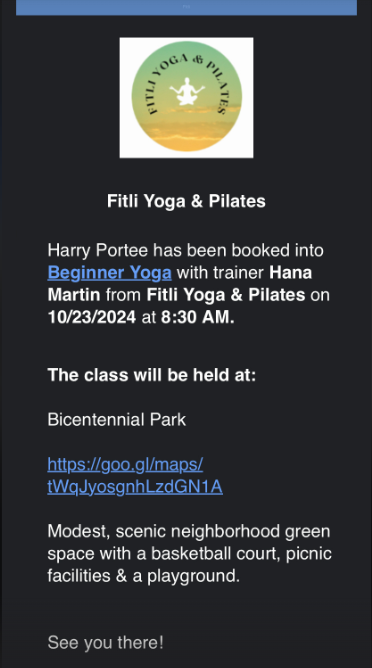 Mobile version: I want to sign up and book a session, now what do I do? — screenshot 30