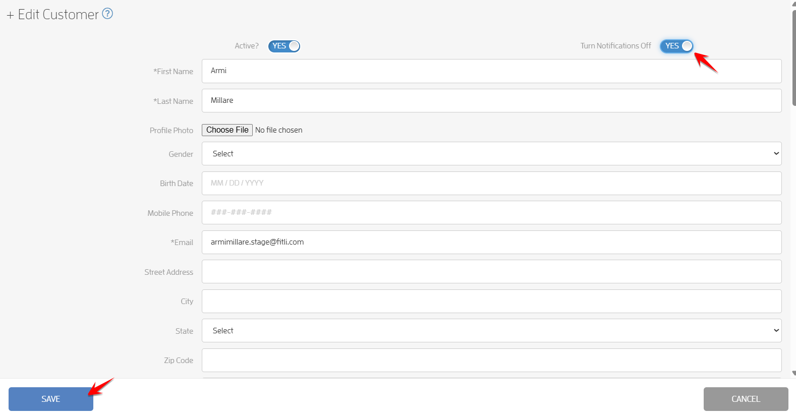 Is it possible to turn off email notifications for customers who are imported into the platform? — screenshot 4