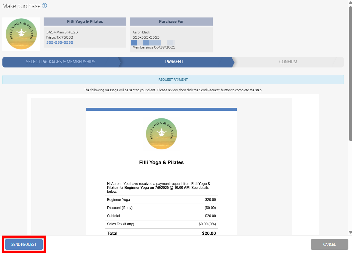 Generate Payment Requests — screenshot 12