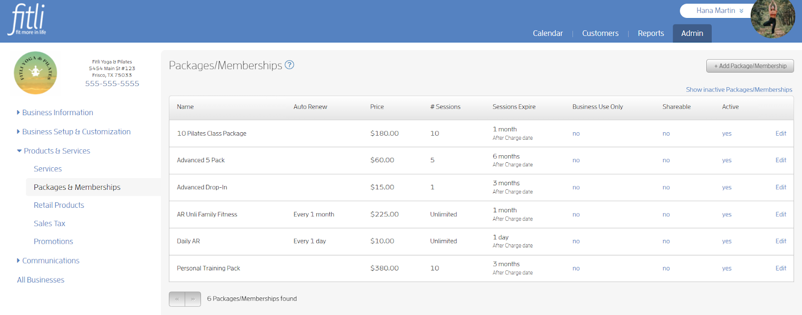 How to Edit your Services and Packages from the List View? — screenshot 30