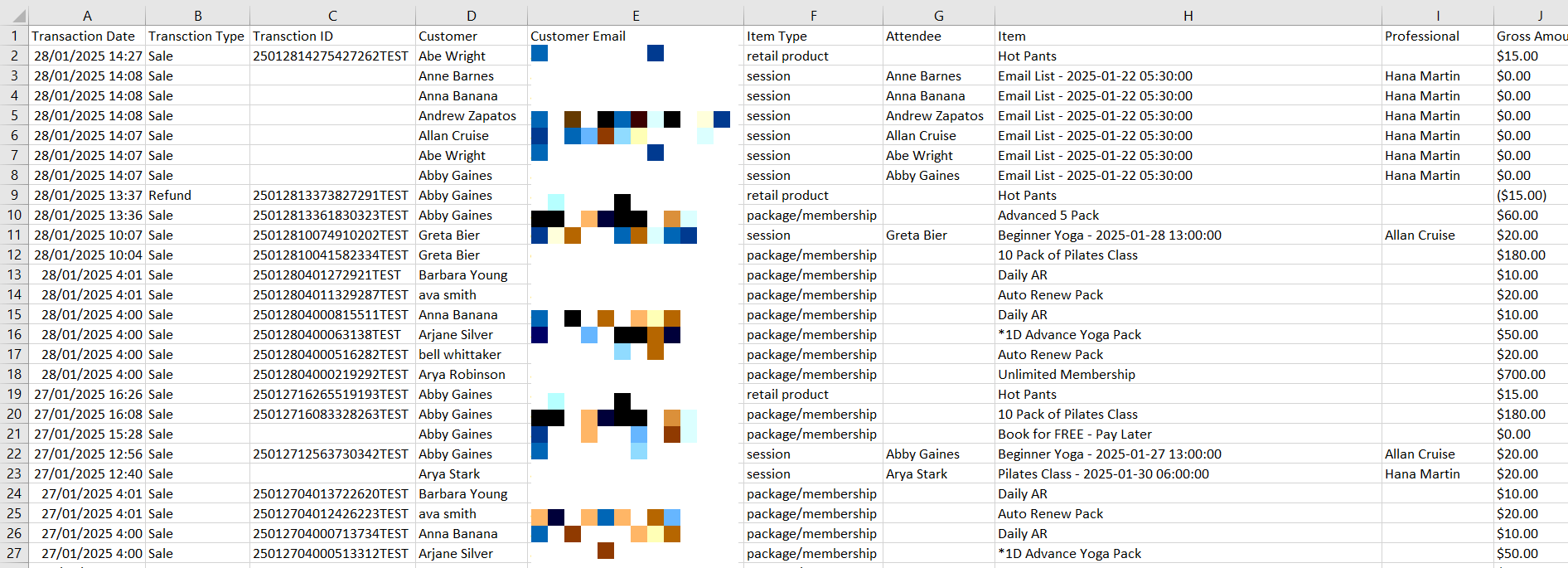 Exporting your Sales, Booking or Account Balances report and seeing weird characters? — screenshot 7