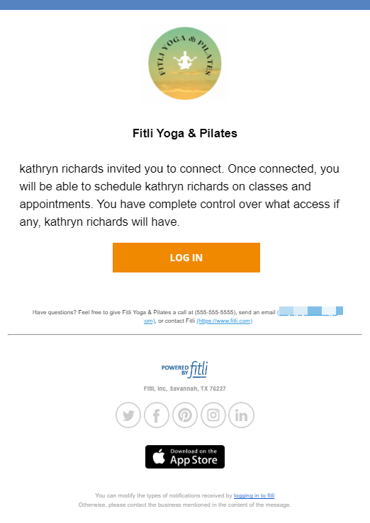 Connecting with a Business as a Professional if you Already Have a Client Account — screenshot 8