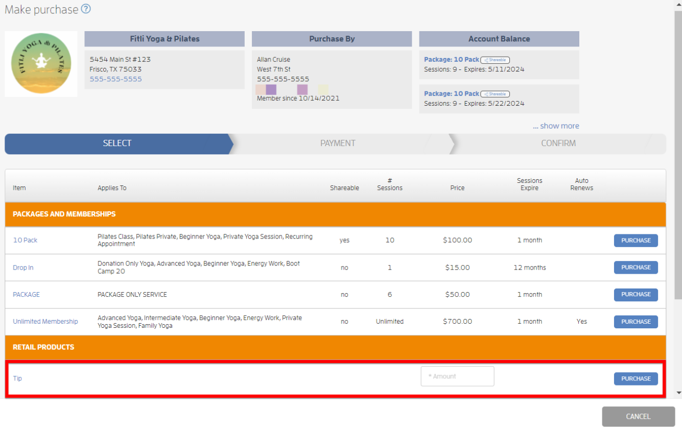 Can I sell retail products with Fitli? How do I set that up? — screenshot 7