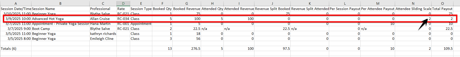 Payroll - Attendee Sliding Scale Pay Rate — screenshot 20