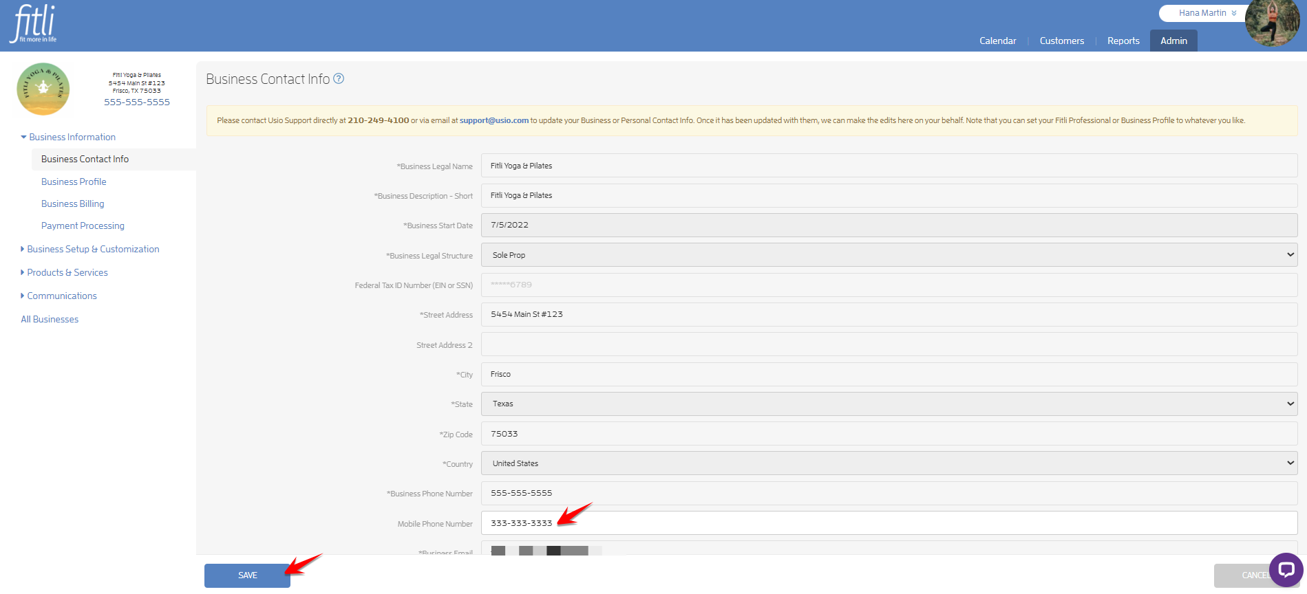 Notifications to Business: Control What Business Notifications you Want to Receive — screenshot 8