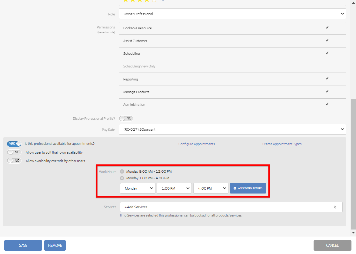 How can I adjust my appointment availability? — screenshot 5