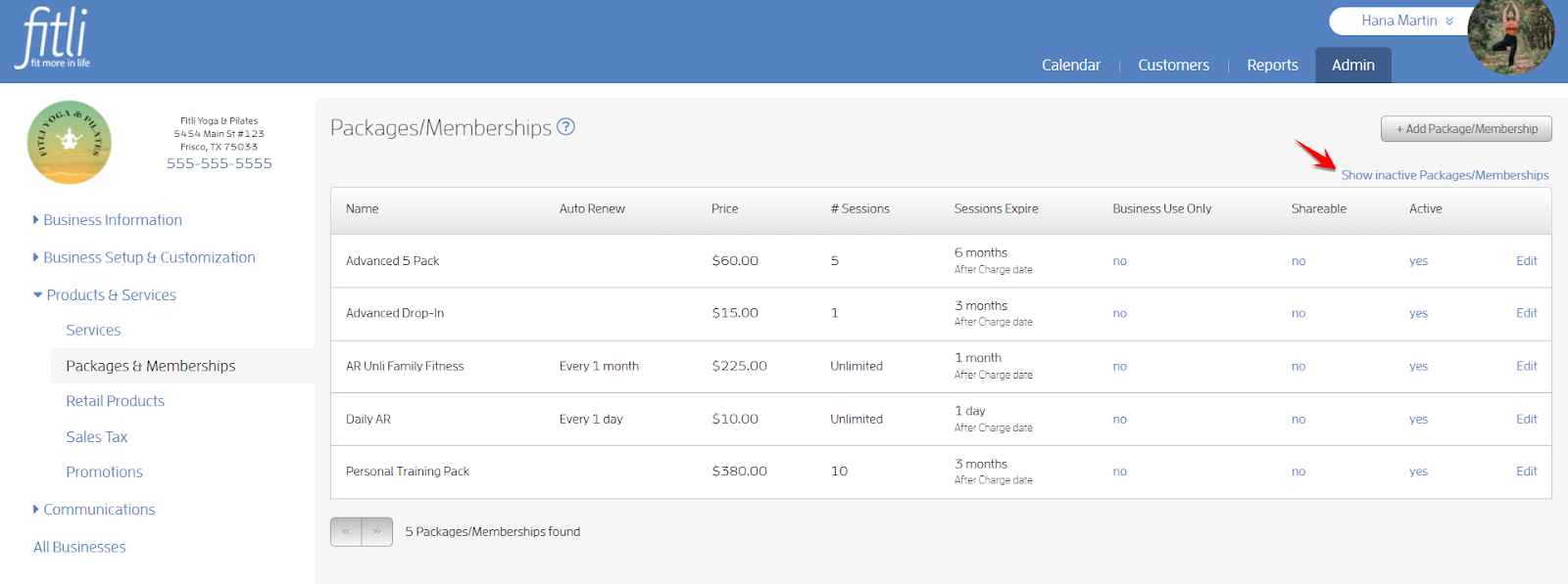 How to Edit your Services and Packages from the List View? — screenshot 26