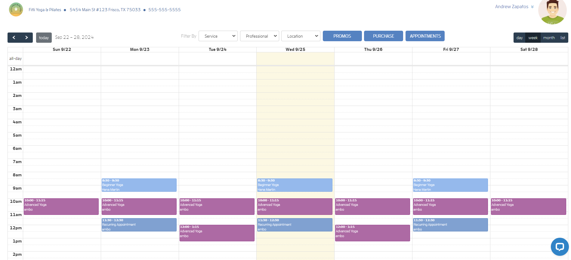 Relationships - Client Bookings! — screenshot 1