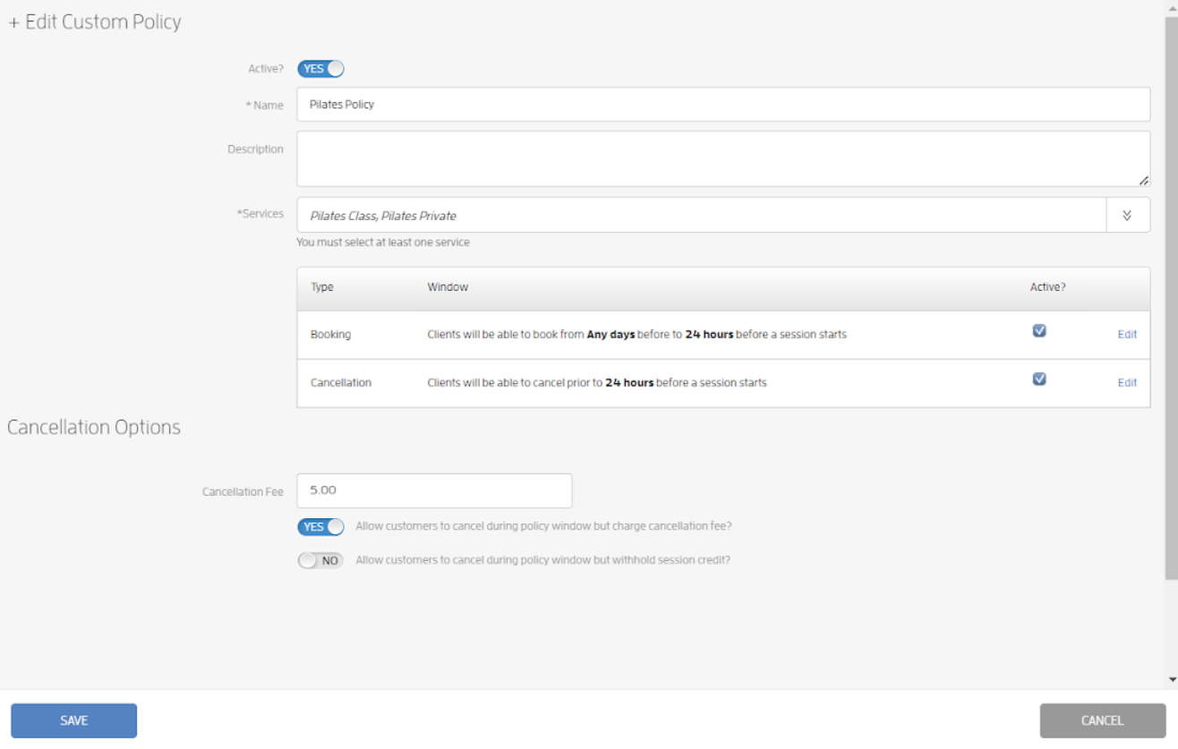 How to Set Custom Booking & Cancellation Policies by Service? — screenshot 14